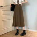 Mireille Paneled Flared Midi Skirt