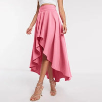 Tamara High-Waisted Asymmetric Skirt