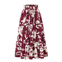 Camila Floral Pleated Midi Skirt