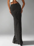 Karla Polka Dot Maxi Skirt