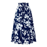Camila Floral Pleated Midi Skirt
