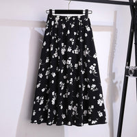 Renata Floral Chiffon Midi Skirt
