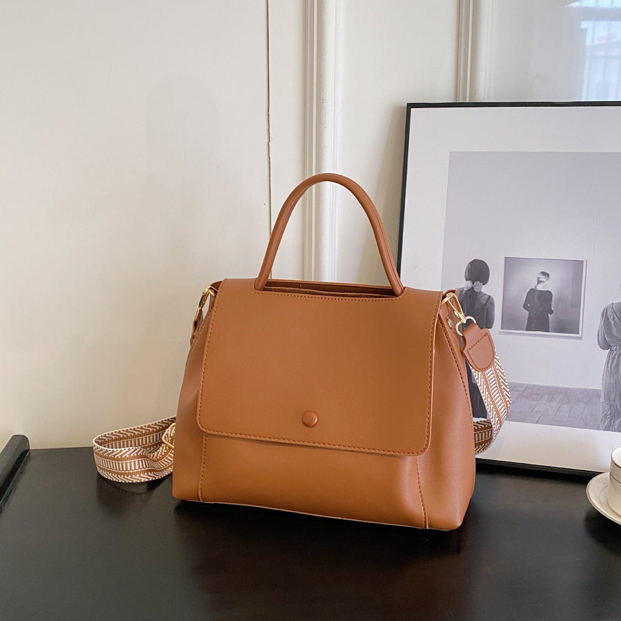 Renata Structured Faux Leather Bag