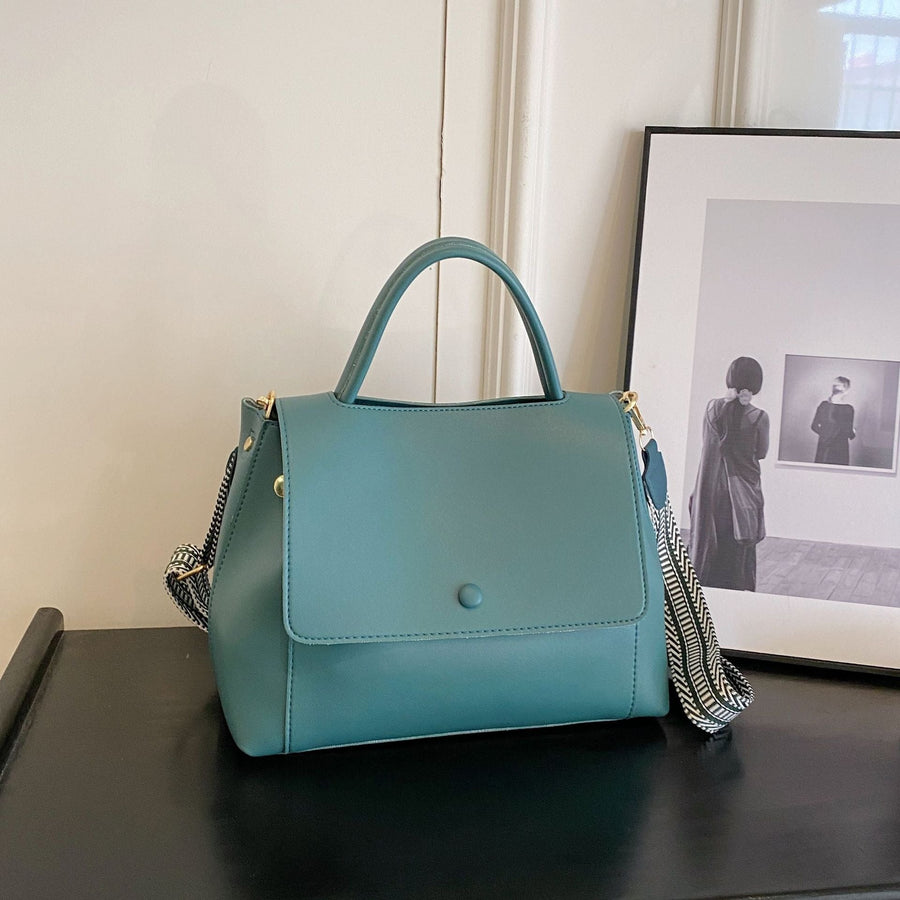 Renata Structured Faux Leather Bag