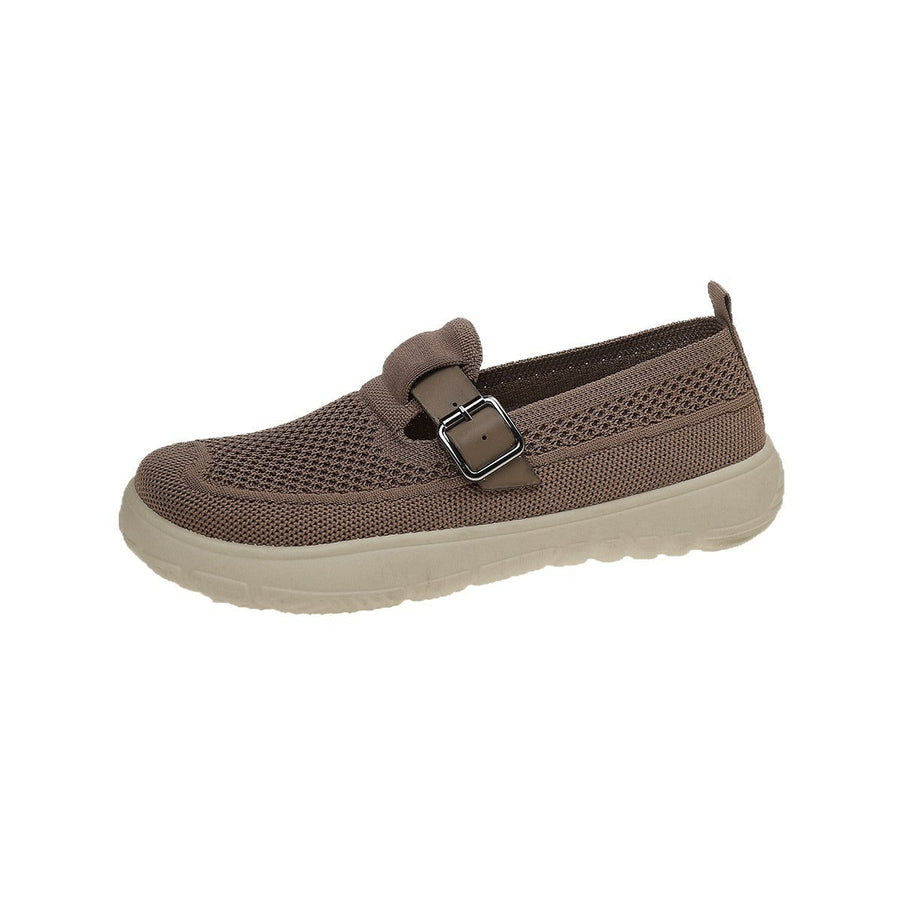 Élise Breathable Buckle Loafers