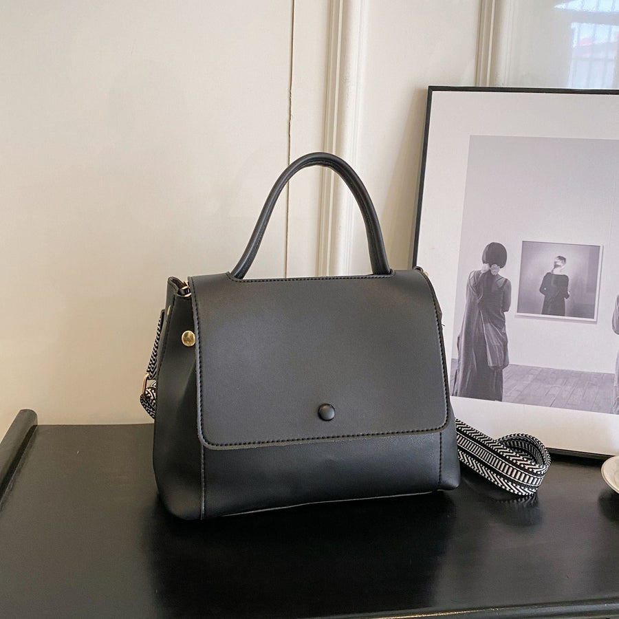 Renata Structured Faux Leather Bag