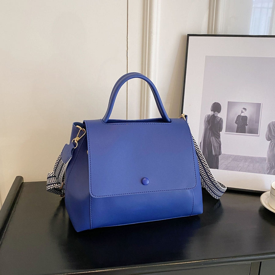 Renata Structured Faux Leather Bag
