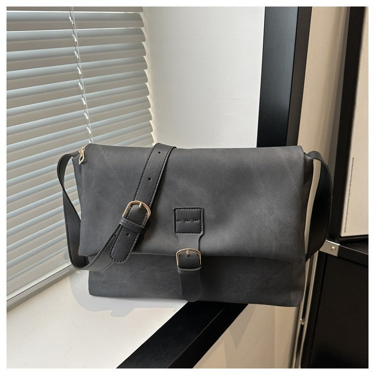Léa Faux Leather Shoulder Bag