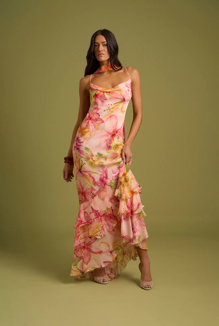 Nola Sash Maxi Dress