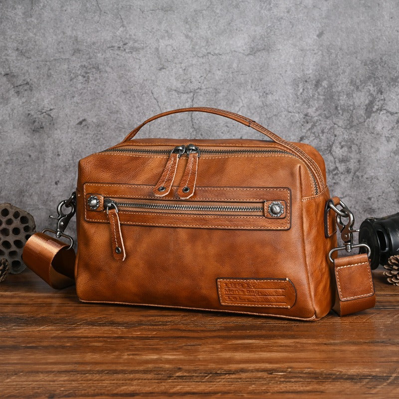 Laurent Compact Faux Leather Bag