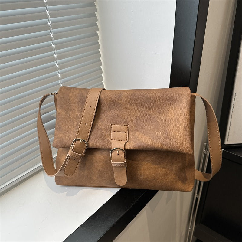 Léa Faux Leather Shoulder Bag