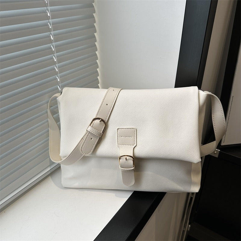 Léa Faux Leather Shoulder Bag