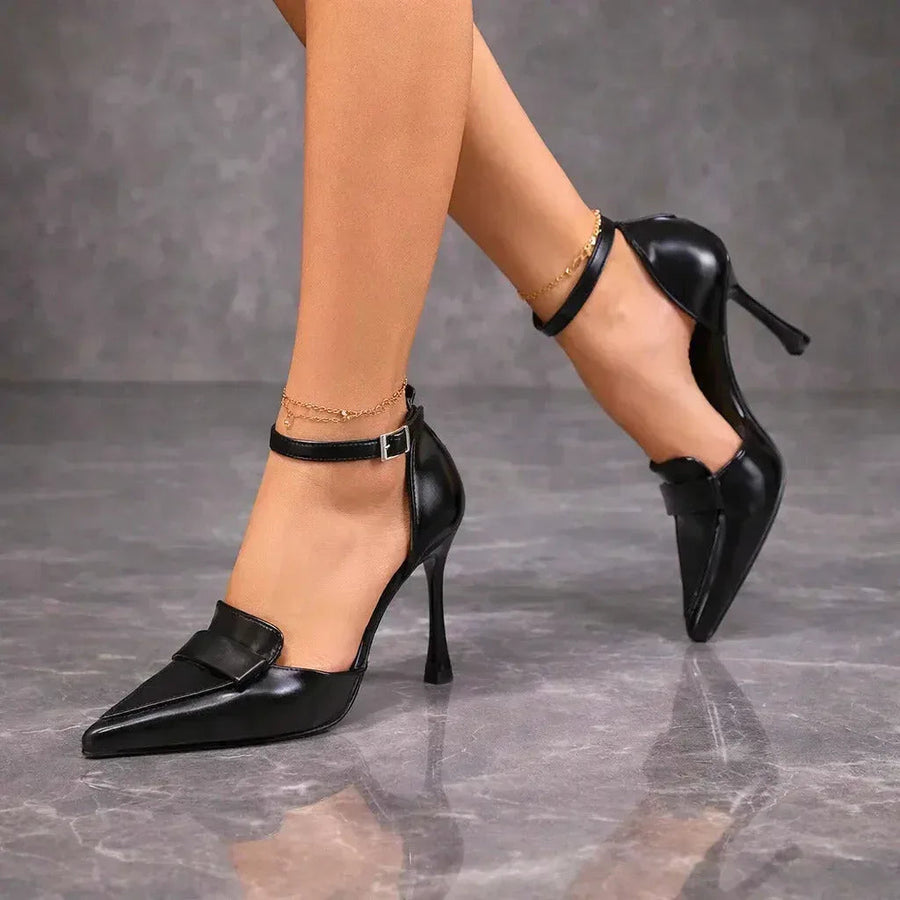 Imogene | Women's Pointed Toe Ankle Strap Heels
