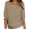 Ingrid | Women's V-Neck Long Sleeve Knit Sweater
