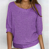 Ingrid | Women's V-Neck Long Sleeve Knit Sweater
