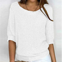 Ingrid | Women's V-Neck Long Sleeve Knit Sweater