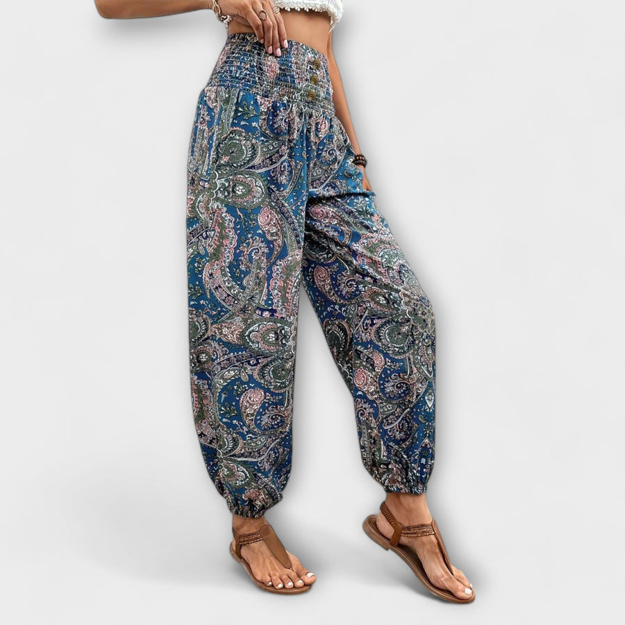Ioana | Women's Boho Printed Harem Pants