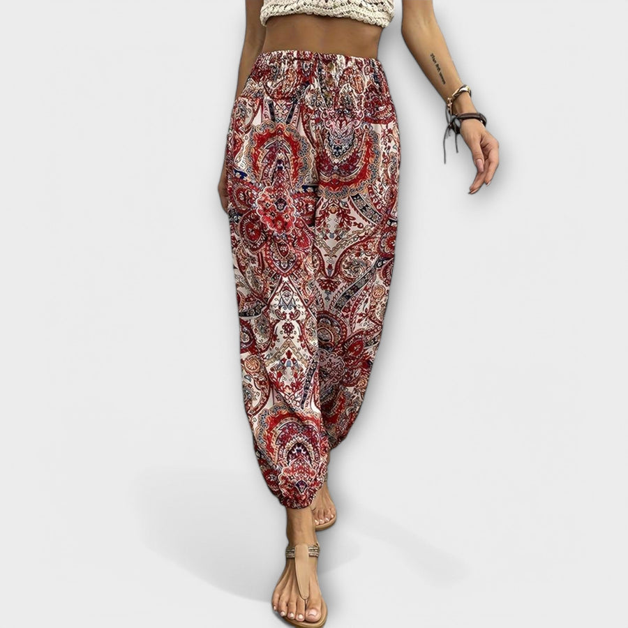 Ioana | Women's Boho Printed Harem Pants