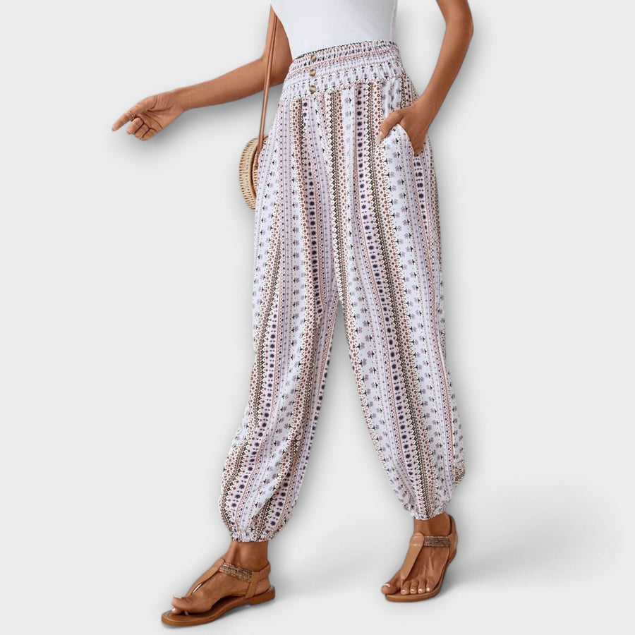 Ioana | Women's Boho Printed Harem Pants