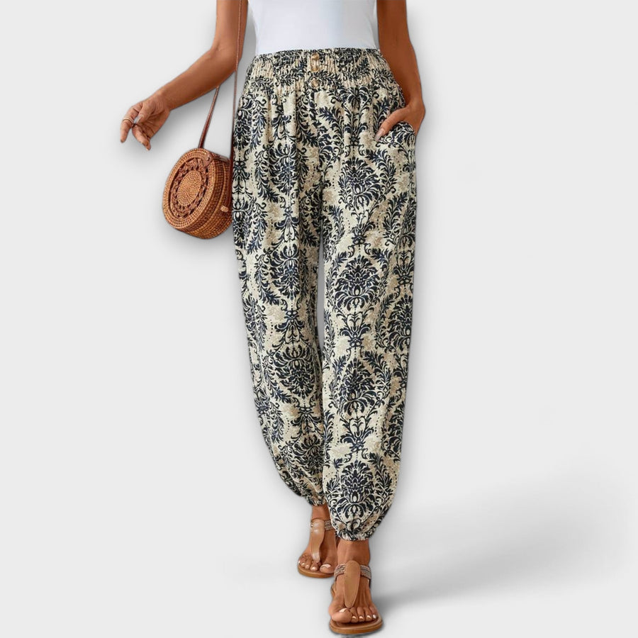 Ioana | Women's Boho Printed Harem Pants
