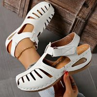 Iolanthe | Women's Brown Closed Toe Fisherman Sandals