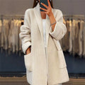 Isabeau | Women's Open Front Long Cardigan with Pockets