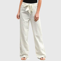 Isadora | Women's Tie Waist Wide Leg Pants