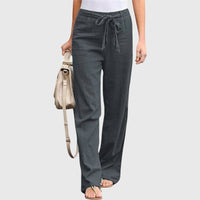 Isadora | Women's Tie Waist Wide Leg Pants