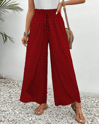 Isolde | Women's Wide Leg Geometric Print Pants