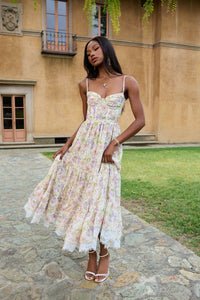Ivory The Lara Dress In Cordoba Print