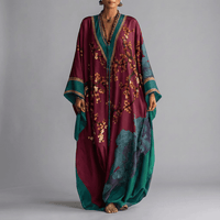 Iseult - Japanese Plum Blossom Maxi Dress