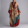 Iseult - Japanese Plum Blossom Maxi Dress
