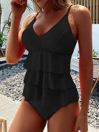 Jasmine | Women's Tiered Ruffle One Piece Swimsuit
