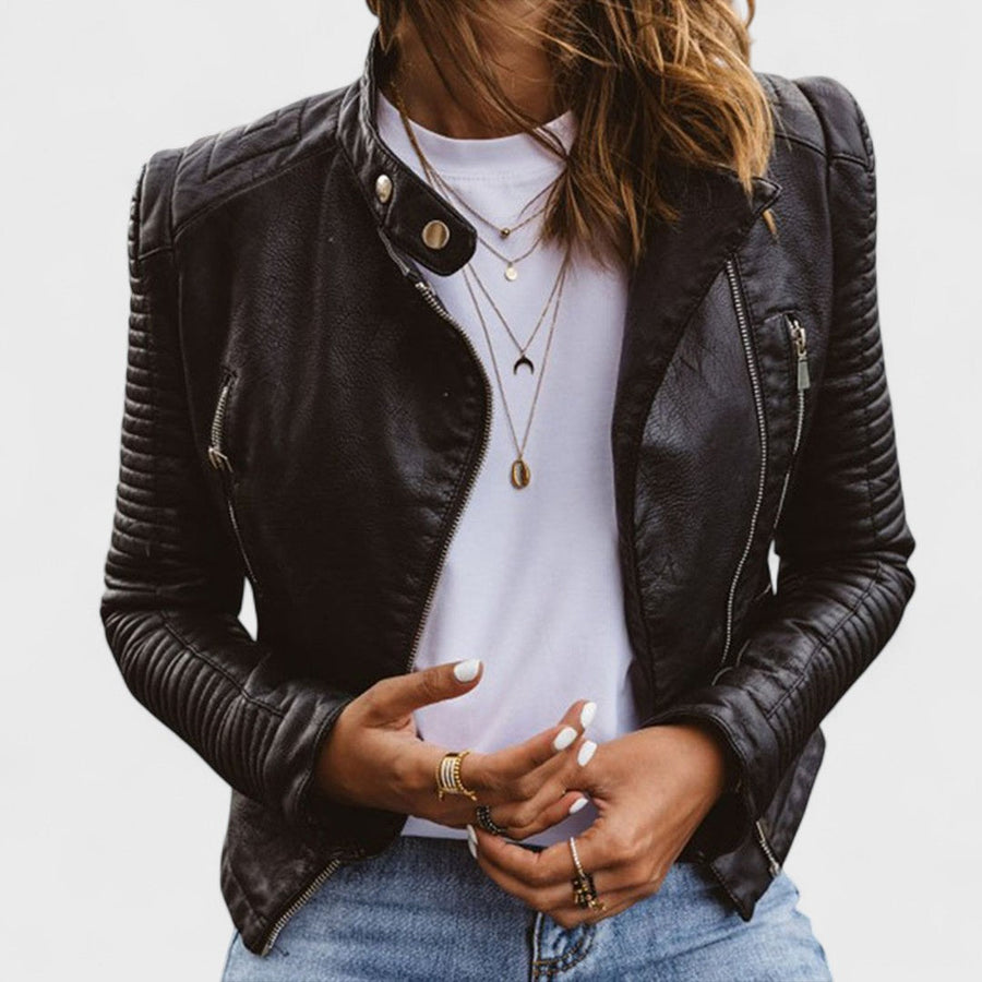 Jocelyn | Women's Black Moto Jacket