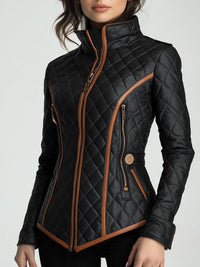 Bethany - Diamond-Quilted Padded Jacket