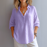 Juliana | Women's V-Neck Long Sleeve Blouse