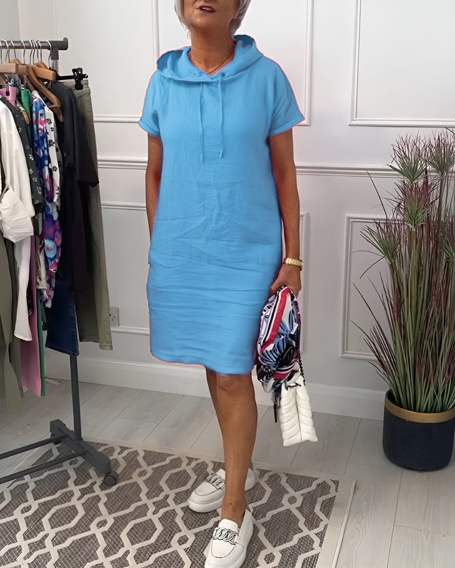 Juliette | Women's Relaxed Hoodie Midi Dress