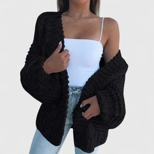 Yvanderliah | Comfortable Cardigan Black