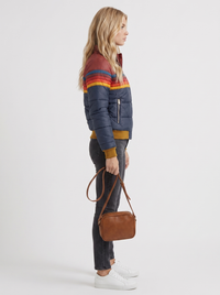 Annika Bomber Jacket - Navy Blue