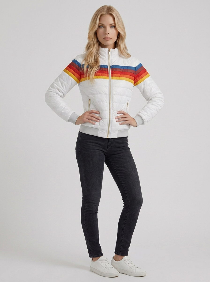 Annika Bomber Jacket - White
