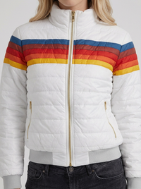 Annika Bomber Jacket - White