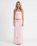 Charlotte Wrap Skirt Set - Blush