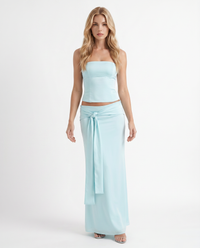 Charlotte Wrap Skirt Set - Mist