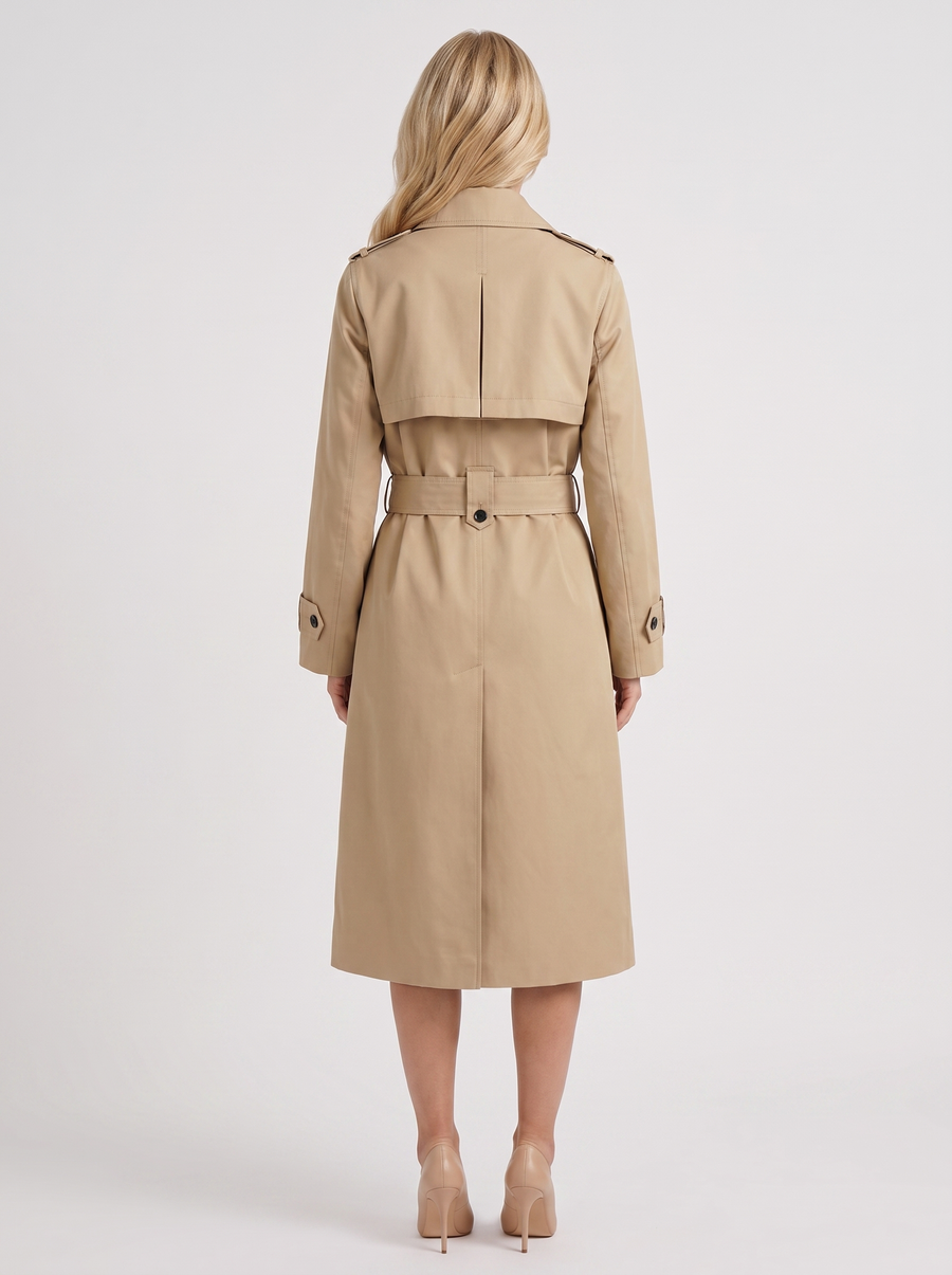 Edie Belted Coat - Beige