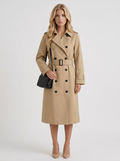 Edie Belted Coat - Beige