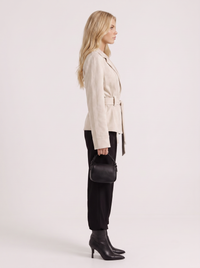 Hattie Shawl Jacket - Beige