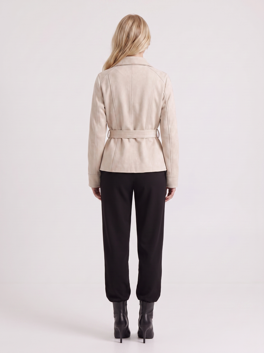 Hattie Shawl Jacket - Beige