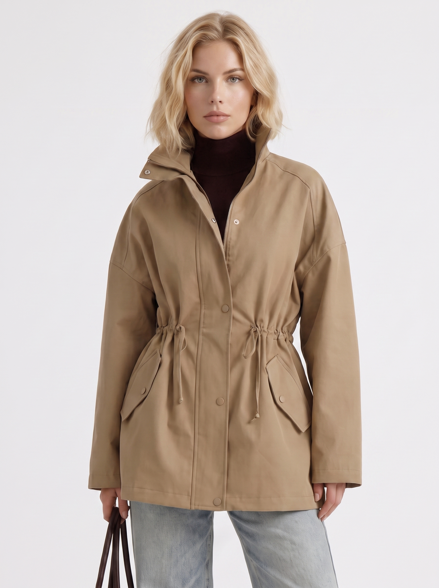 Indira Utility Jacket - Khaki