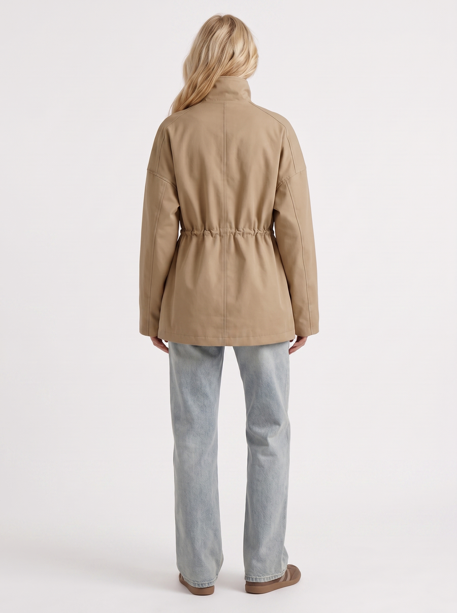 Indira Utility Jacket - Khaki