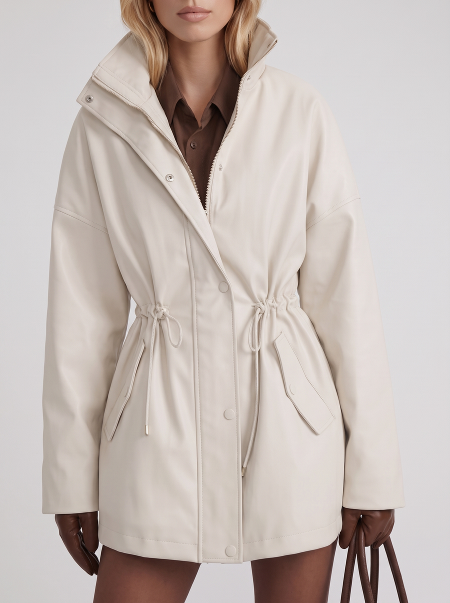 Indira Utility Jacket - Off White